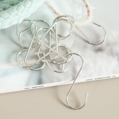 S자 고리 4cm (5개입) 장식 소품 용품 걸이 다용도