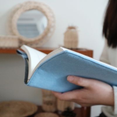 패브릭이 주는 포근함 무지두둥실 북커버 (컬러 3종)