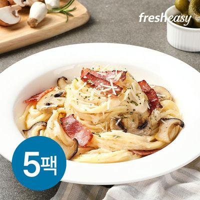 [5팩 구성] theEasy 머쉬룸크림파스타 (290g)