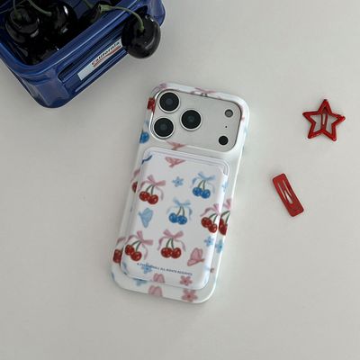 blurry cherry case [맥세이프 하드 폰케이스]