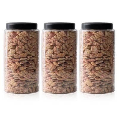 냉장고 ALL 원형(블랙) 씨리얼 용기 1.5L (특) 3개입