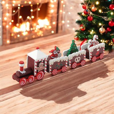 메리 크리스마스 원목 기차(쿠키) 성탄절