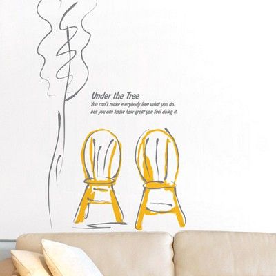 [디자인베이] 오래된의자 (반제품C타입) 그래픽스티커 켈리 포인트 시트지