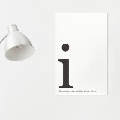 캔버스액자 모던 타이포i A타입 25x25cm