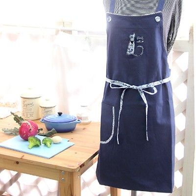 노아 플라워캣 캔버스 앞치마