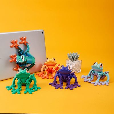 3D 마그네틱 야광 개구리 냉장고 자석 관절 인형 장식