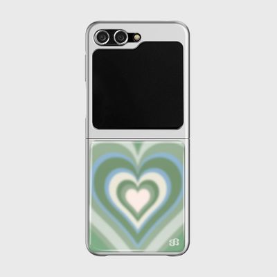 선셋 하트 그린-SILVER(Z플립-에폭시)