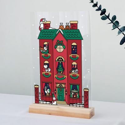 dc218-아크릴스탠드액자20CmX30Cm_굴뚝위산타