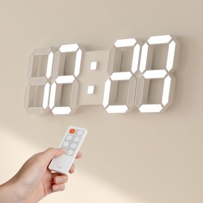 [무아스] 퓨어 화이트 39cm 슬림형 led벽시계(L)