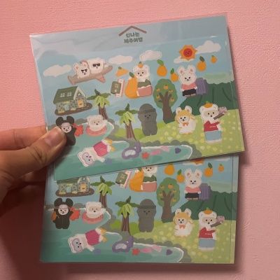 [우당탕탕스토어-가로스티커] 신나는 제주여행