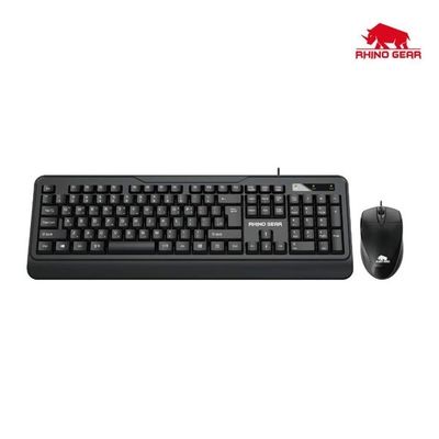 라이노기어 유선 키보드 마우스 세트