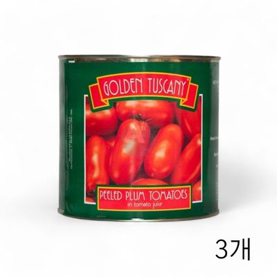 WL 골든투스카니 토마토홀 2.53Kg X 3개 이탈리아산 업소용 식당용 파스타 스파게티소스(WFLQPIQ)
