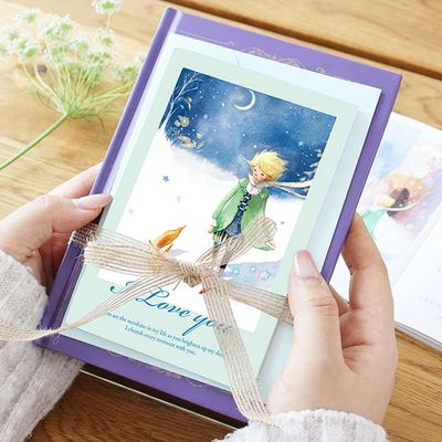 어린왕자 사랑 감사 메시지 카드북