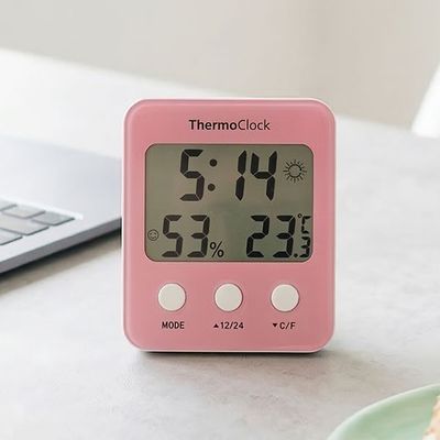 온습도계 디지털 LCD 벽걸이 사무실 아기방 타이머