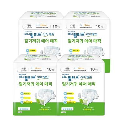 [성인기저귀]애니릴리프 겉기저귀 대형(10P) 4팩