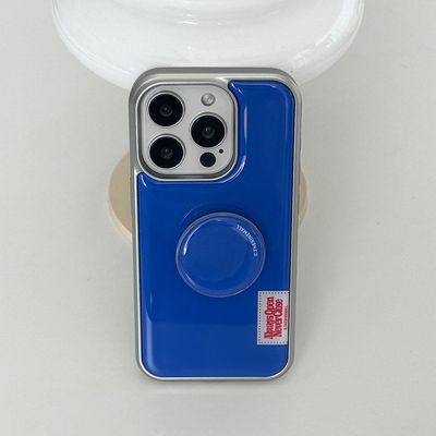 베이직 컬러 라벨 [실버 맥세이프 범퍼케이스]