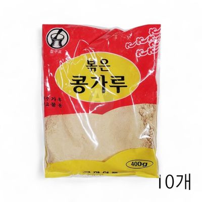 WL 금하식품 볶음 콩가루 400g X10개 업소용 식당용 떡고물 미숫가루 인절미콩가루 팥빙수(WFLQP8Y)