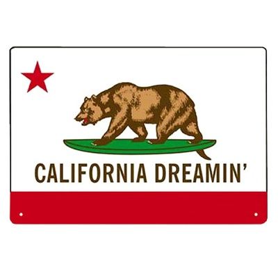 인테리어 틴보드-California Dreamin`