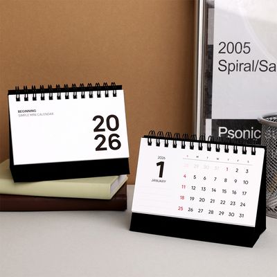 2026 비기닝 심플 미니 데스크 캘린더