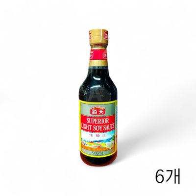 WL 생추왕 푸드빌용 간장 500g X 6개 중국요리 무침요리 감칠맛 중식 맛간장 만능간장(WFLQZ7R)