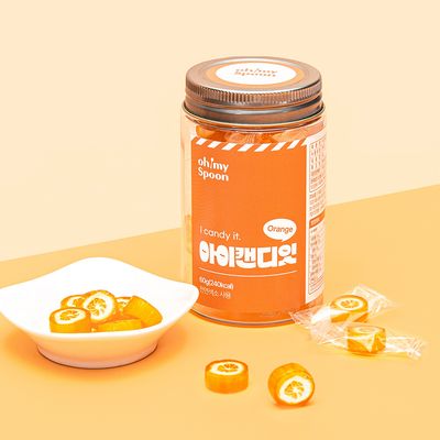 오마이스푼 아이캔디잇 수제캔디 오렌지 60g 상온