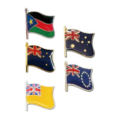 세계각국의 휘날리는 국기뱃지 시리즈9