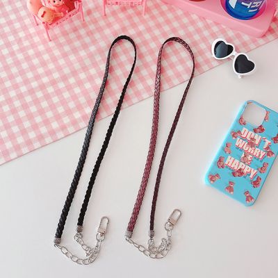 가죽 꼬임 핸드폰 넥스트랩(2컬러)