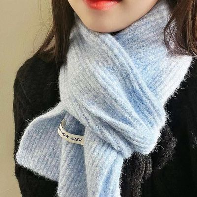 0077 쁘띠 니트 머플러 AMA 골지(WFH49CK)