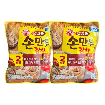 오뚜기 맛있는 손만두 김치 338g 4봉