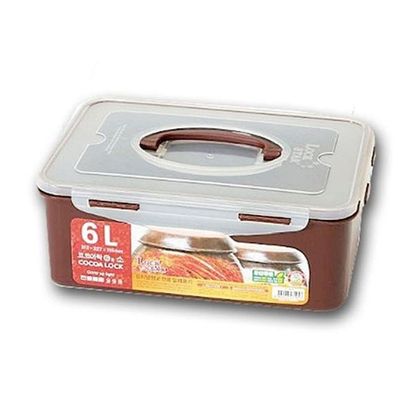 밀폐용기 (6호소 ) 6L 주방용품 김치통 밀폐통 반찬통 보관통 조리용품(WFLQJ02)