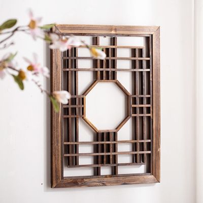 한옥 문살 (다크 브라운)