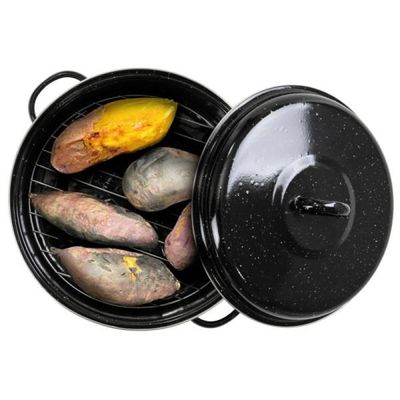 직화냄비 28cm 집에서 군고구마 군밤 굽는 법랑냄비