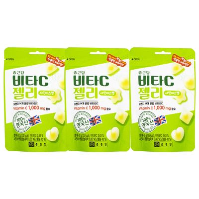 종근당 비타민젤리 샤인머스켓 3봉 비타민C