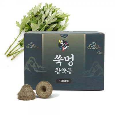 한방 쑥뜸 하나씩 꺼내쓰는 왕쑥뜸 100P(WFDC3B8)