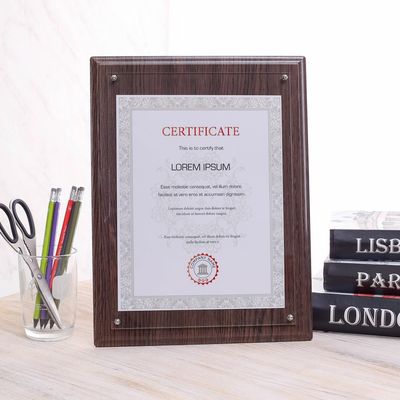 클래식 허가증 상장 액자(A4) 수료증 벽걸이 탁상액자