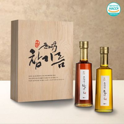 [경북예천] 자연숨결 참기름,들기름 목함세트