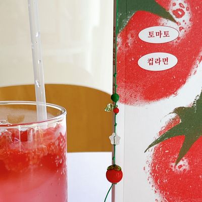 토마토 비즈 책갈피 끈갈피 만들기 DIY 공예 키트 
