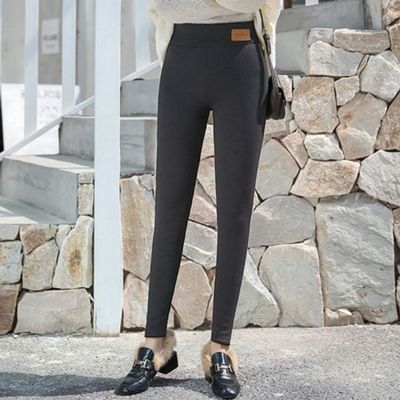 이쁘다요 웜 얇은 청년 겨울 가을 바지 도톰 레깅스 기모 팬츠 융(WFLQ3IT)