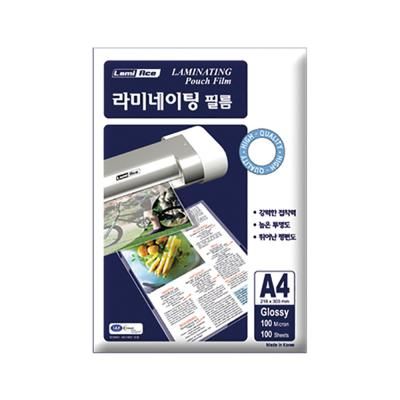 라미에이스 고급형 코팅필름 100MIC A4(100매)
