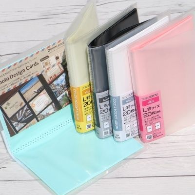 나카바야시 3×5사이즈 수납 1단 컬러 포켓앨범 B974