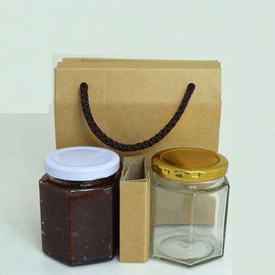 육각유리 병 육각유리병 소분병 84개 수축필름[WBDBCB