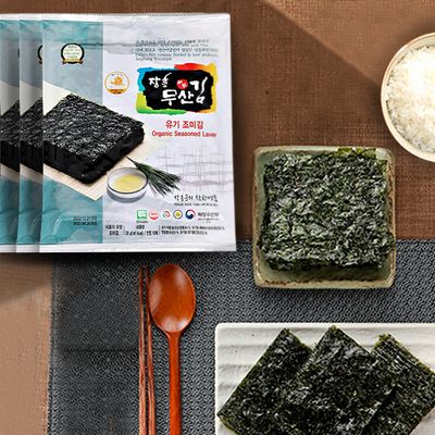 [산들해랑] 장흥 유기 조미김(전장) 10장x3봉
