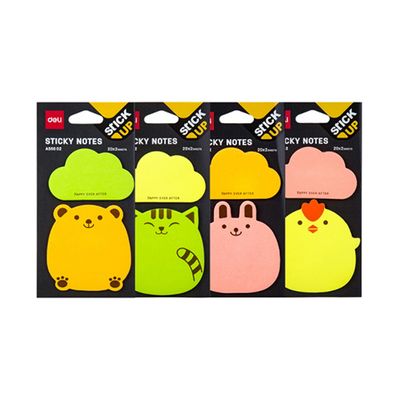 델리 접착 메모지 (색상랜덤)