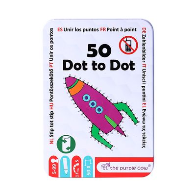 퍼플카우 아이큐 닷투닷 1인 휴대용 점잇기 숫자연결