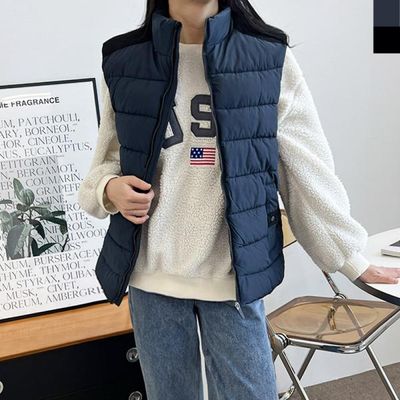 여자 베스트 오리털 덕다운 패딩 조끼 여성 아우터