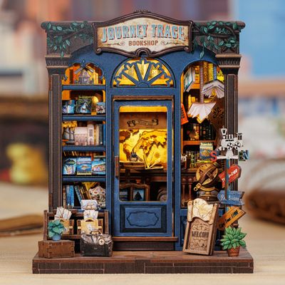 핸즈크라프트 DIY미니어처 북눅 저니트레이스 북샵