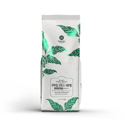 [맥널티] 브라질 산토스 내추럴 홀빈 원두 1kg