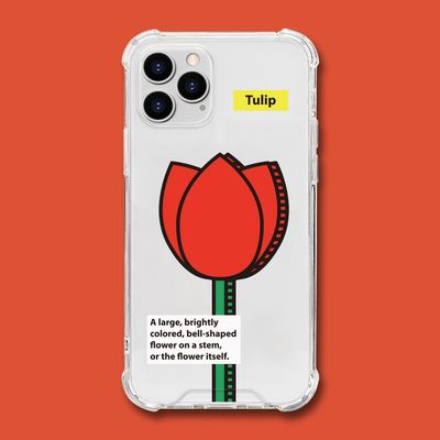 범퍼클리어 케이스 - 튤립(Tulip)