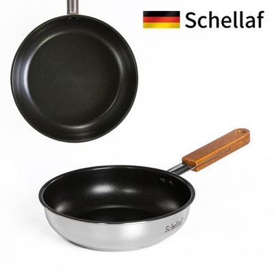 쉐라프 스텐 우드핸들 IH 인덕션 후라이팬 24cm (3중