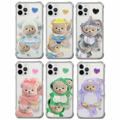 갤럭시퀀텀5 DC CASE 베이비베어 곰돌이톡 투명 A556